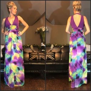 Candies maxi halter dress sz Medium